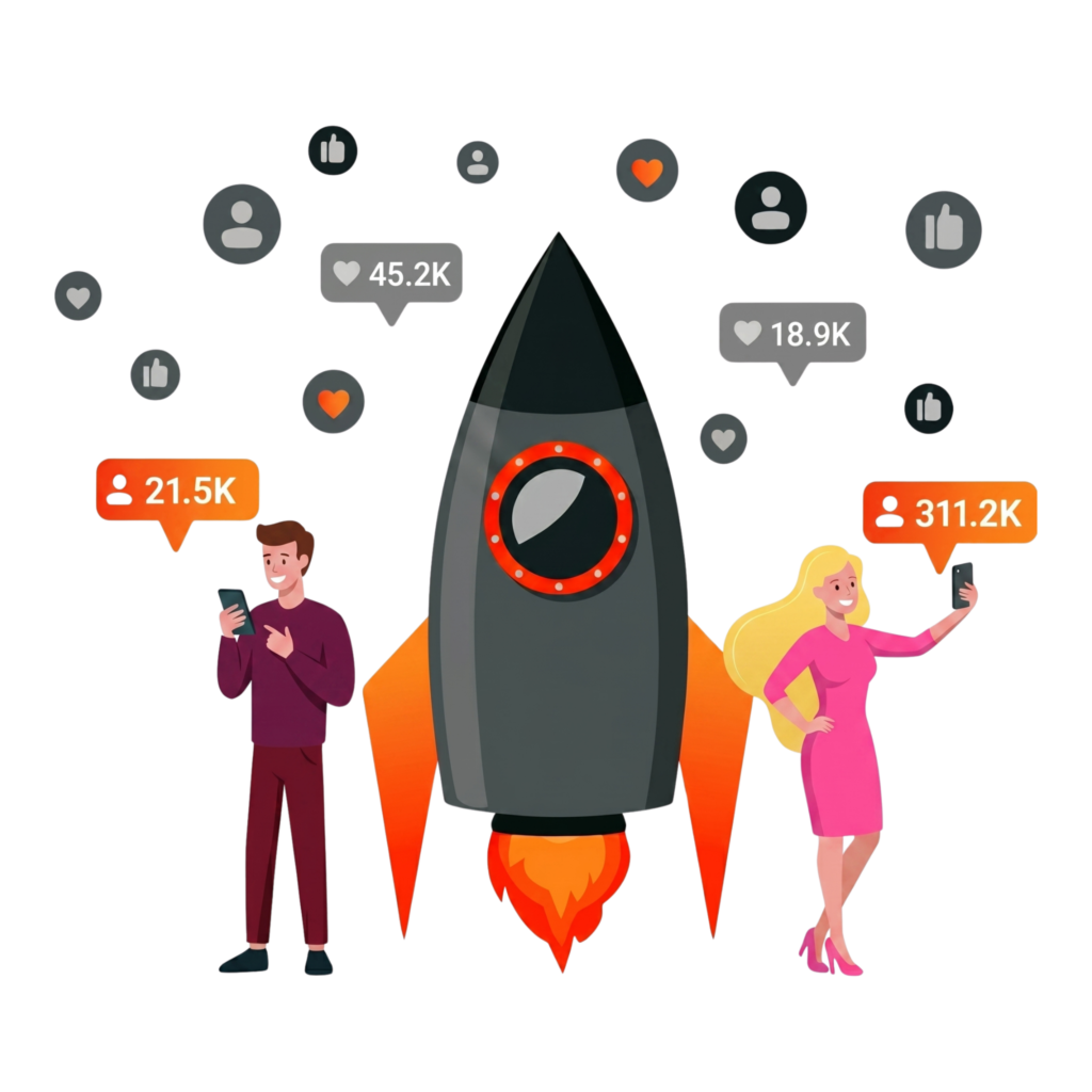 Virxio social media growth services for Instagram, TikTok and YouTube